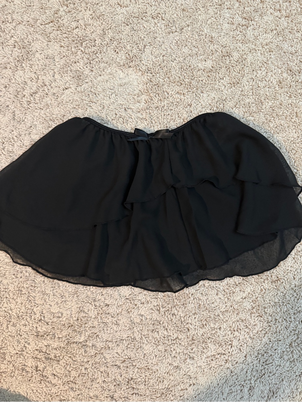 Freestyle Black Layered Circle Skater Dress